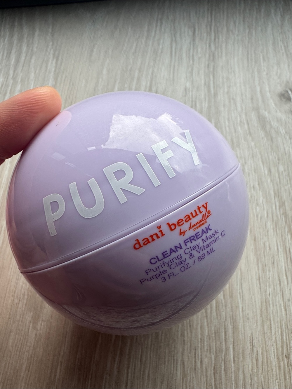 dani beauty PURIFY Clean Freak Purple Clay Mask NEW 🏷️